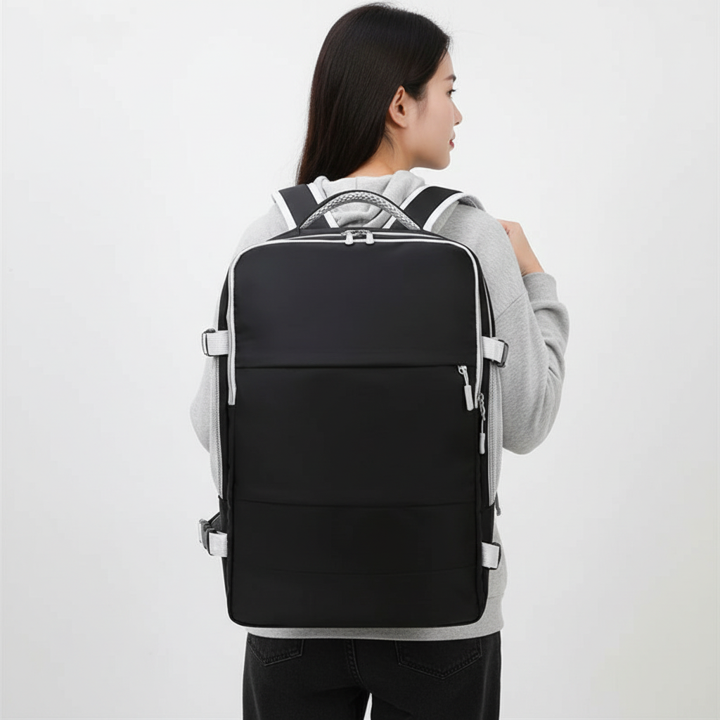 Modern vattentät ryggsäck med elegant design. Passar perfekt för både män och kvinnor i alla åldrar.