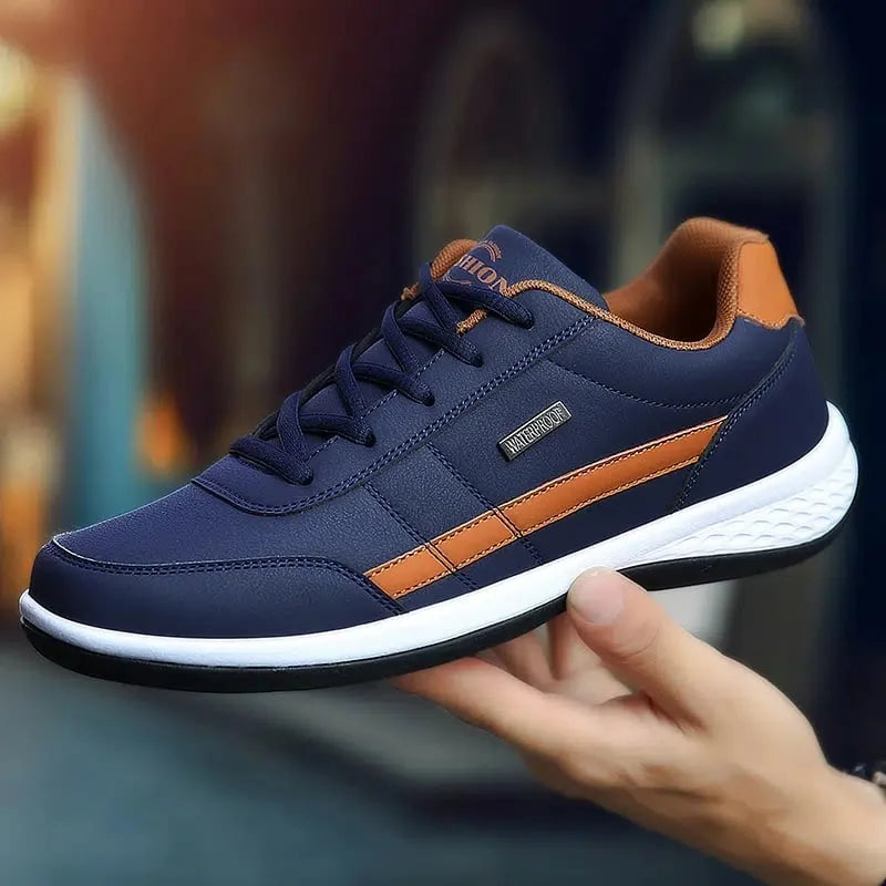 Slitstarka ortopediska unisex skor. Vattentäta sneakers med halkskydd och fotstöd för aktiva dagar.