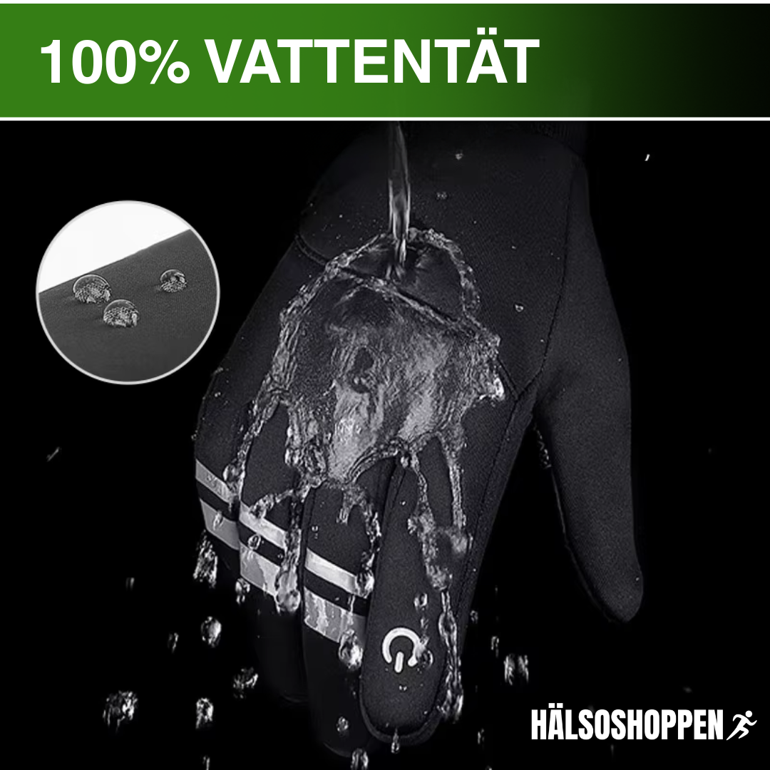 Vattentäta och vindtäta unisex handskar. Skyddar effektivt mot snö och kyla under vintern.