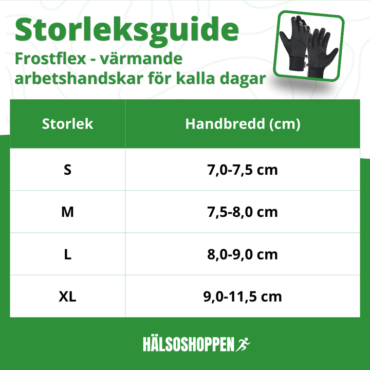Varma termiska vinterhandskar för maximal komfort i extrem kyla. Håller händerna varma och torra.