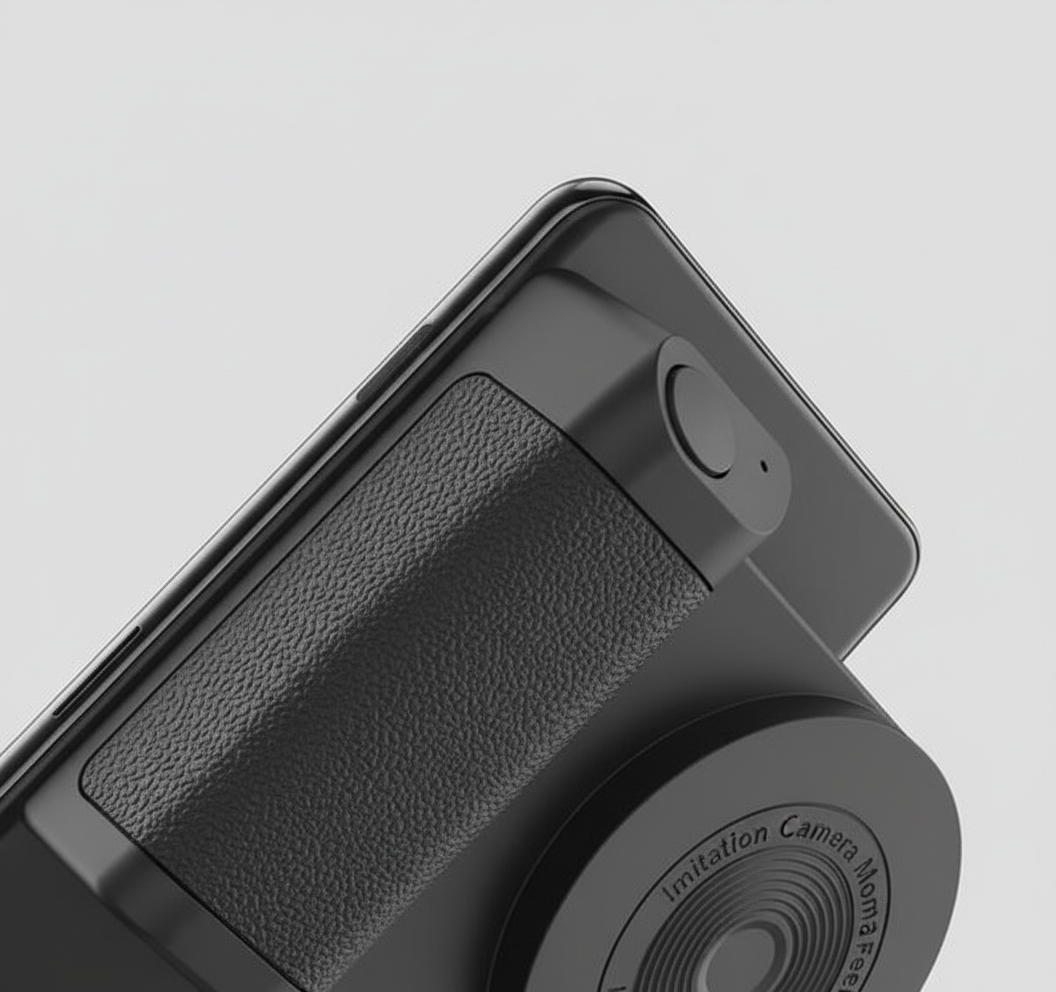 Magnetisk stabilisator för mobiltelefon, perfekt för skakfria videor och filminspelningar. Idealiskt videotillbehör.