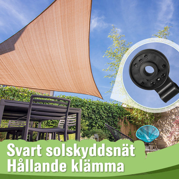 Universella plastclips för trädgård, säker fästning av solskyddsnät. Högkvalitativ plast, enkel installation.