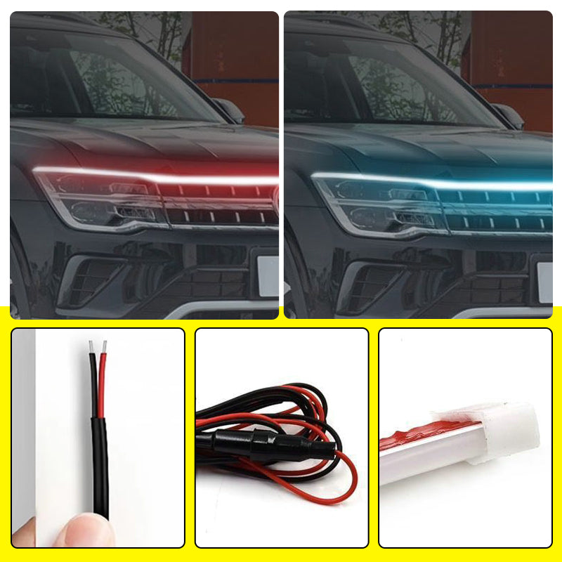 Universellt LED varselljus för fordon, vattentät design, enkel installation, förbättrad säkerhet och stilfull estetik.