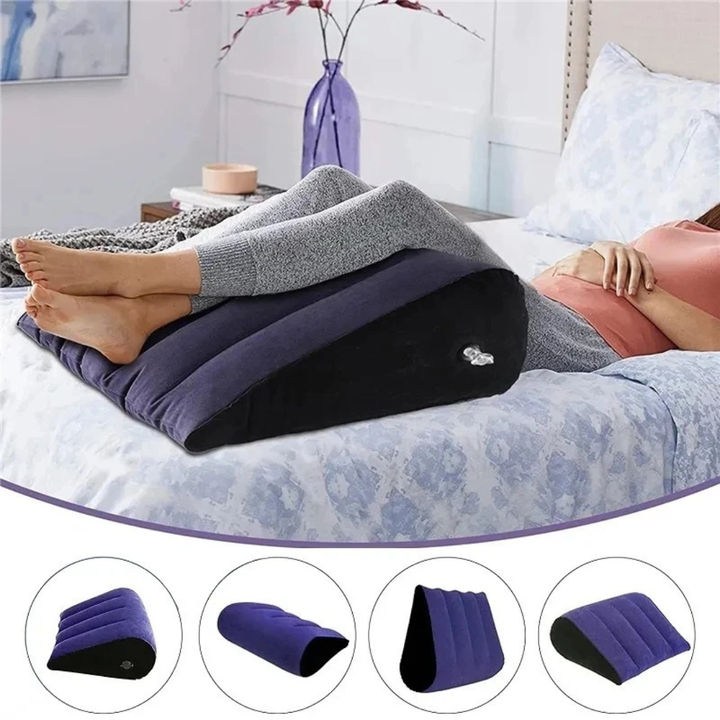 Ergonomisk benstödskudde för ökad cirkulation och komfort vid vila
