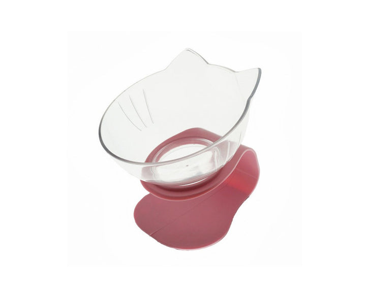 Funktionell upphöjd kattskål, ergonomisk för alla katter. Spillfri och hållbar konstruktion.