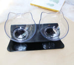 Dubbel transparent svart bas