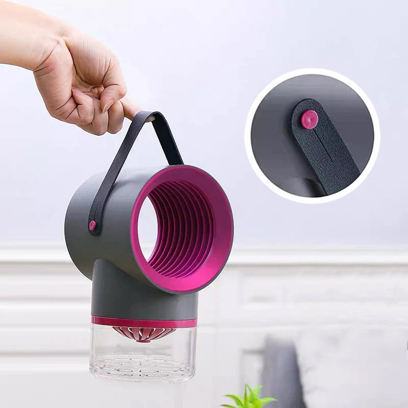 USB mygglampa, kompakt design, LED UV-ljus, inomhusbruk & camping. Tyst drift, effektiv myggkontroll med USB-kabel.