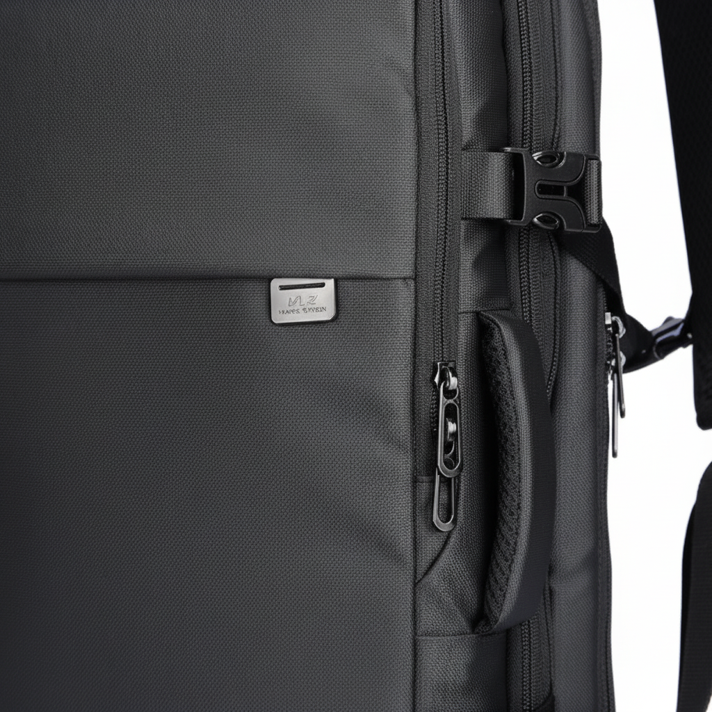 Mångsidig TravelX ryggsäck för studenter, arbete och pendling. Bekväm att bära med laptopfack.