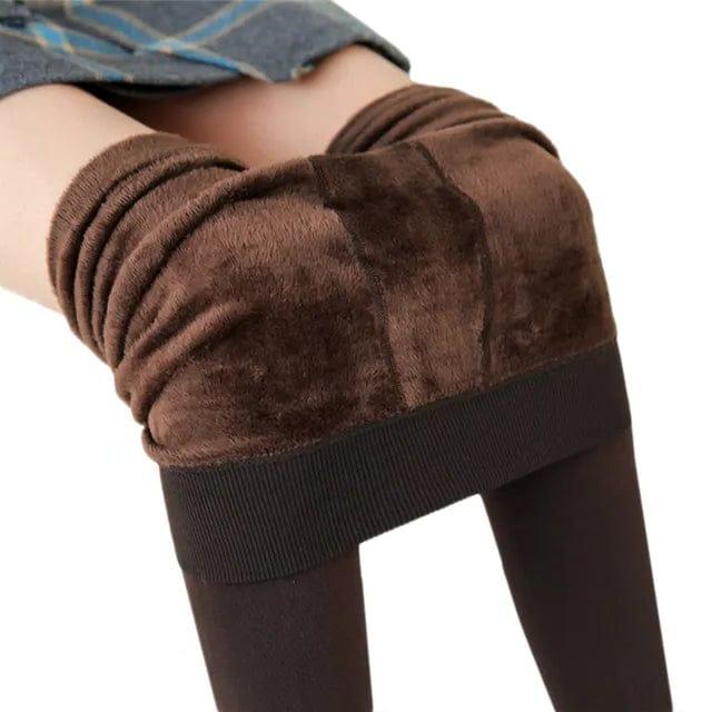 Bruna fleecefodrade leggings med stretch