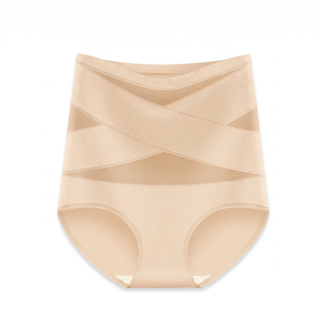 Shapewear trosa för dam med sömlös design och extra hög midja för stöd