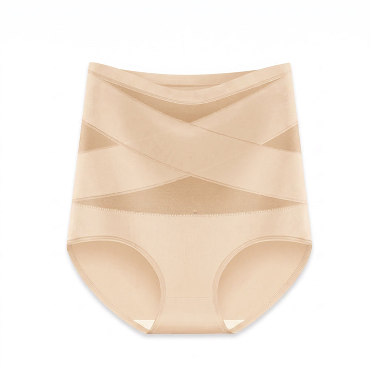 Shapewear trosa för dam med sömlös design och extra hög midja för stöd