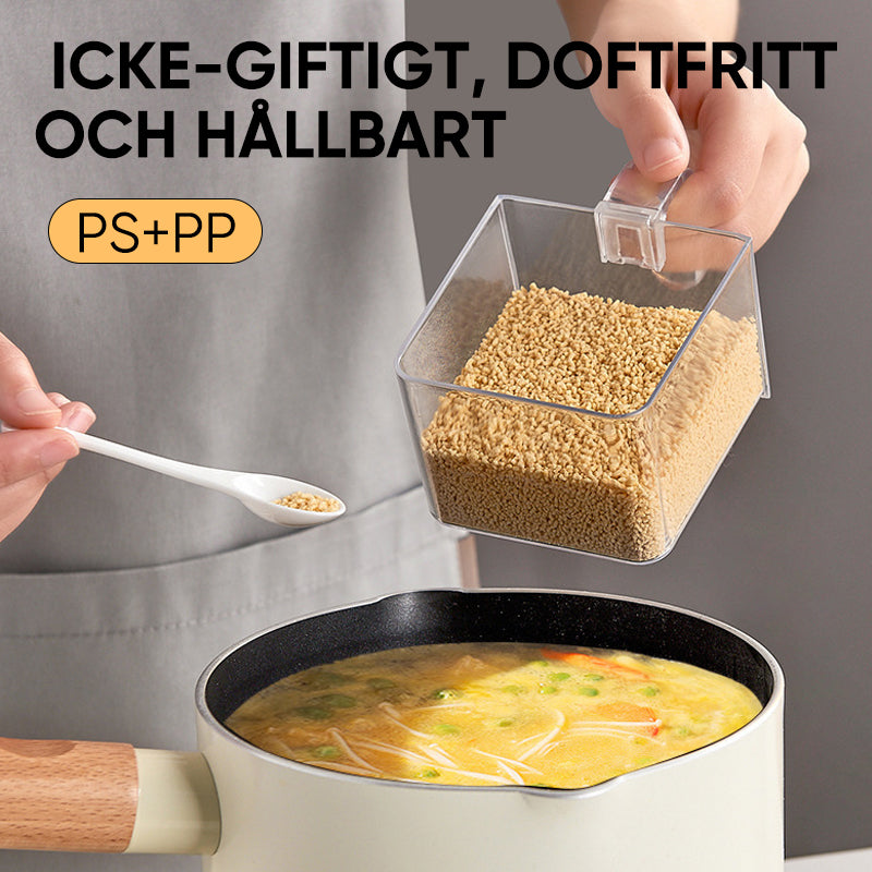 Produktbild som visar den vita varianten av kryddförvaringen.