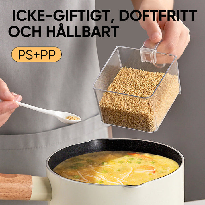 Produktbild som visar den vita varianten av kryddförvaringen.