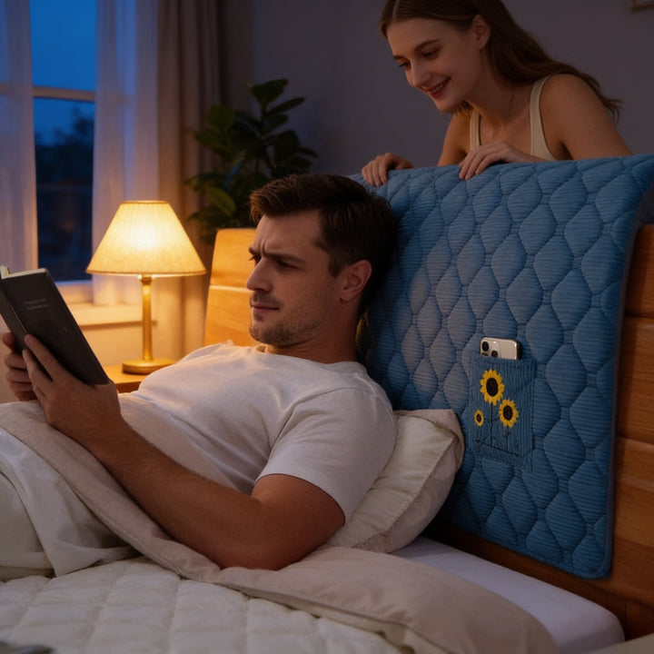 Flexibelt överdrag för sänggavel i elegant design