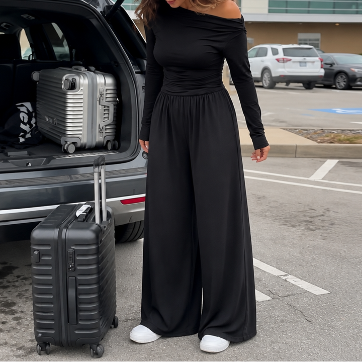 Exklusiv off-shoulder design på festkläder för kvinnor