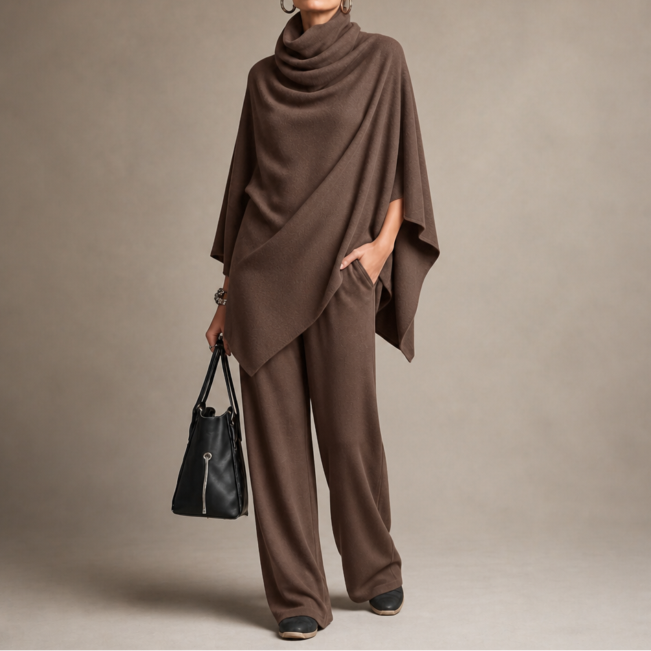 Snygg outfit med damset i trendig design för moderna kvinnor