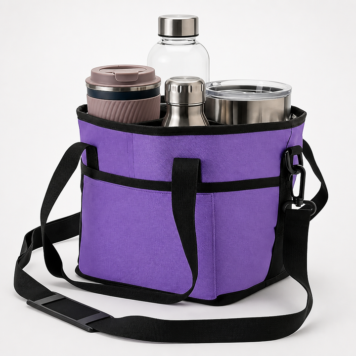 Snygg design på isolerad tote-väska för picknickar