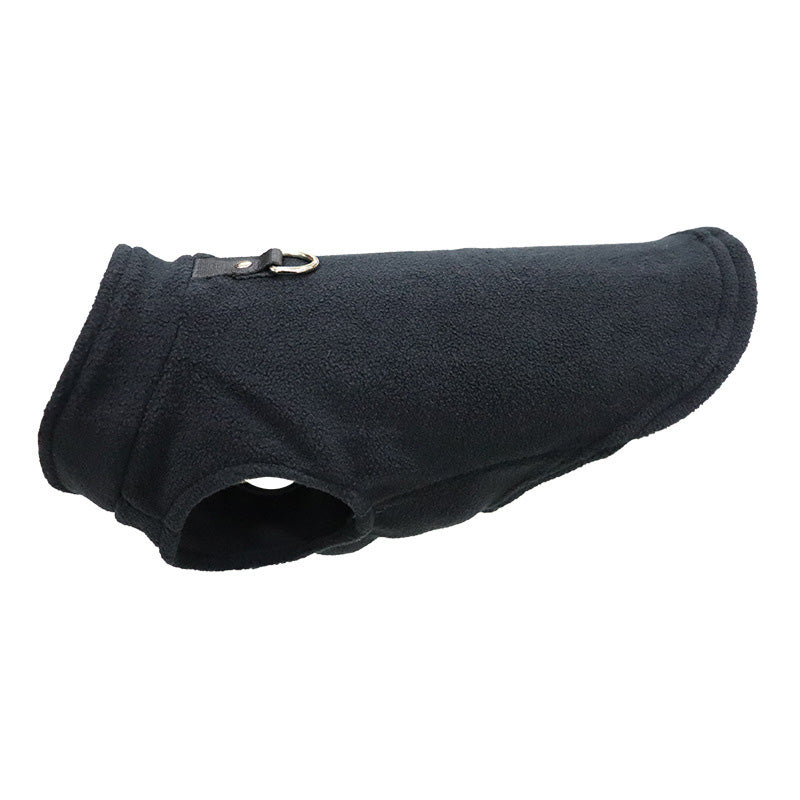 Bekväm, lätt hundväst i mjuk fleece för optimal värme. Idealisk för kalla utomhuspromenader.