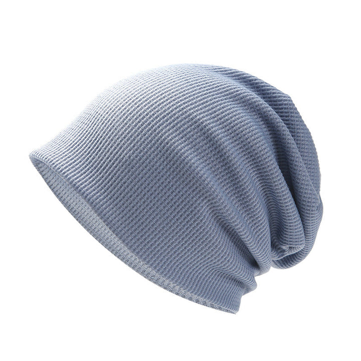 Varm unisex höstvintermössa i mjuk, vindtät fleece, kupoltopp, brättefri, flerfärgad; perfekt för höst och vinter.