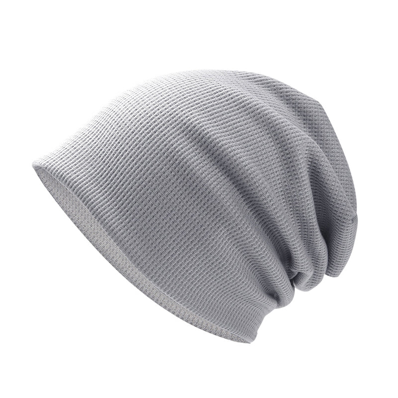 Varm unisex höstvintermössa i mjuk, vindtät fleece, kupoltopp, brättefri, flerfärgad; perfekt för höst och vinter.