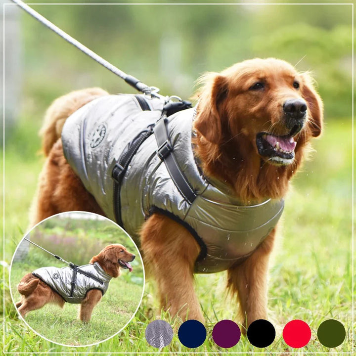 Vintertäcke för liten hund, extra varmt och bekvämt. Perfekt för kyliga promenader och utomhuslek.