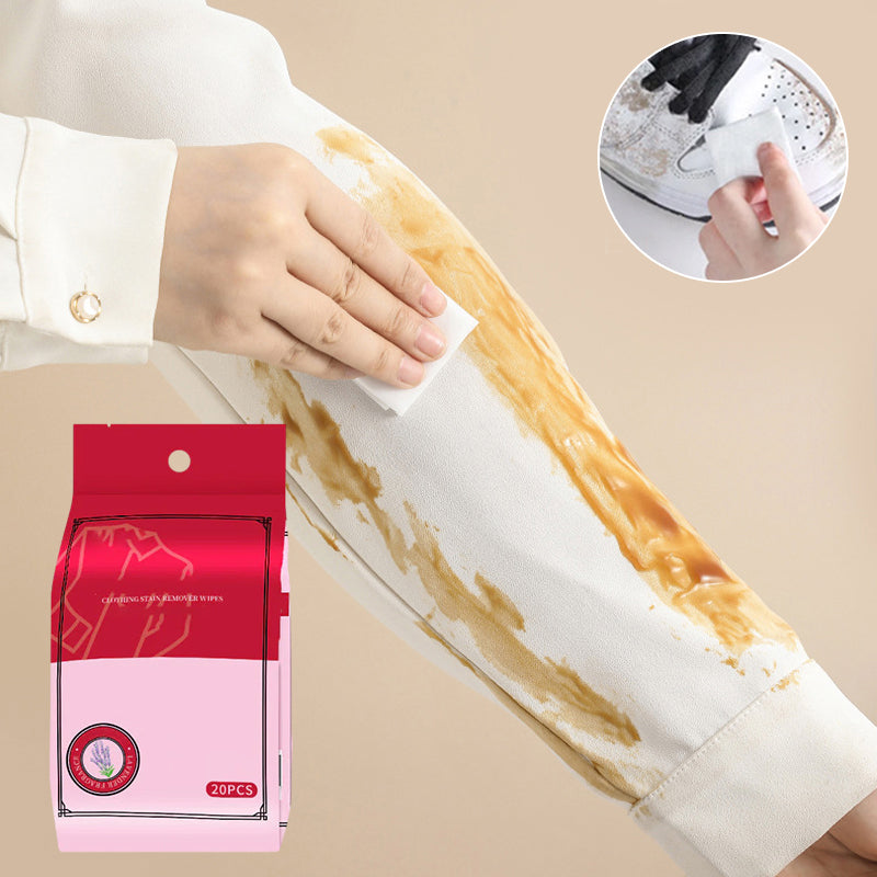 Våtservetter för fläckborttagning, lång hållbarhet, blommig doft, effektiv mot fläckar, perfekt för kläder på språng.