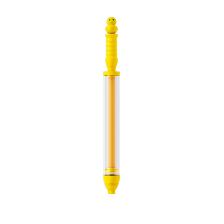 Gul vattensprutande fyrverkerileksak med barnvänlig design