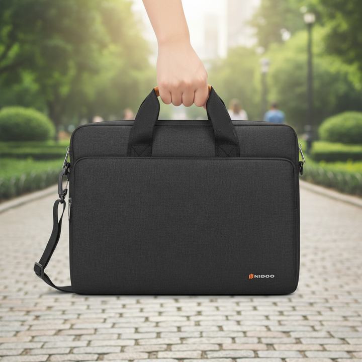 Vattentålig LapGuard laptopväska, skyddar din dator under pendling till kontor eller skola.