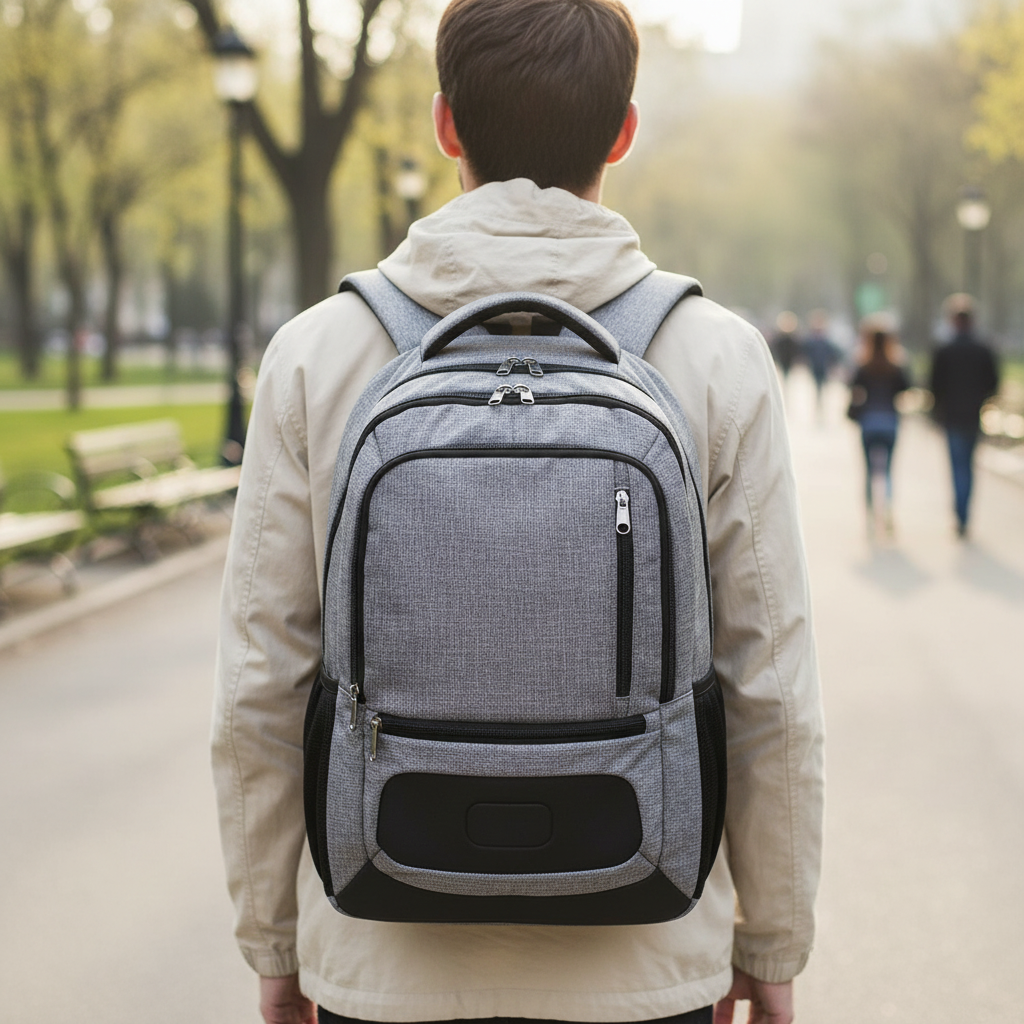 Vattentålig ryggsäck SmartBack för laptop. Perfekt för jobb, skola och resa.