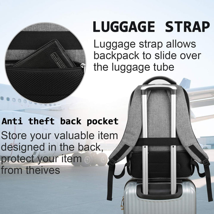 Ergonomisk SmartBack ryggsäck, vattentålig design. Skyddar din laptop på språng.