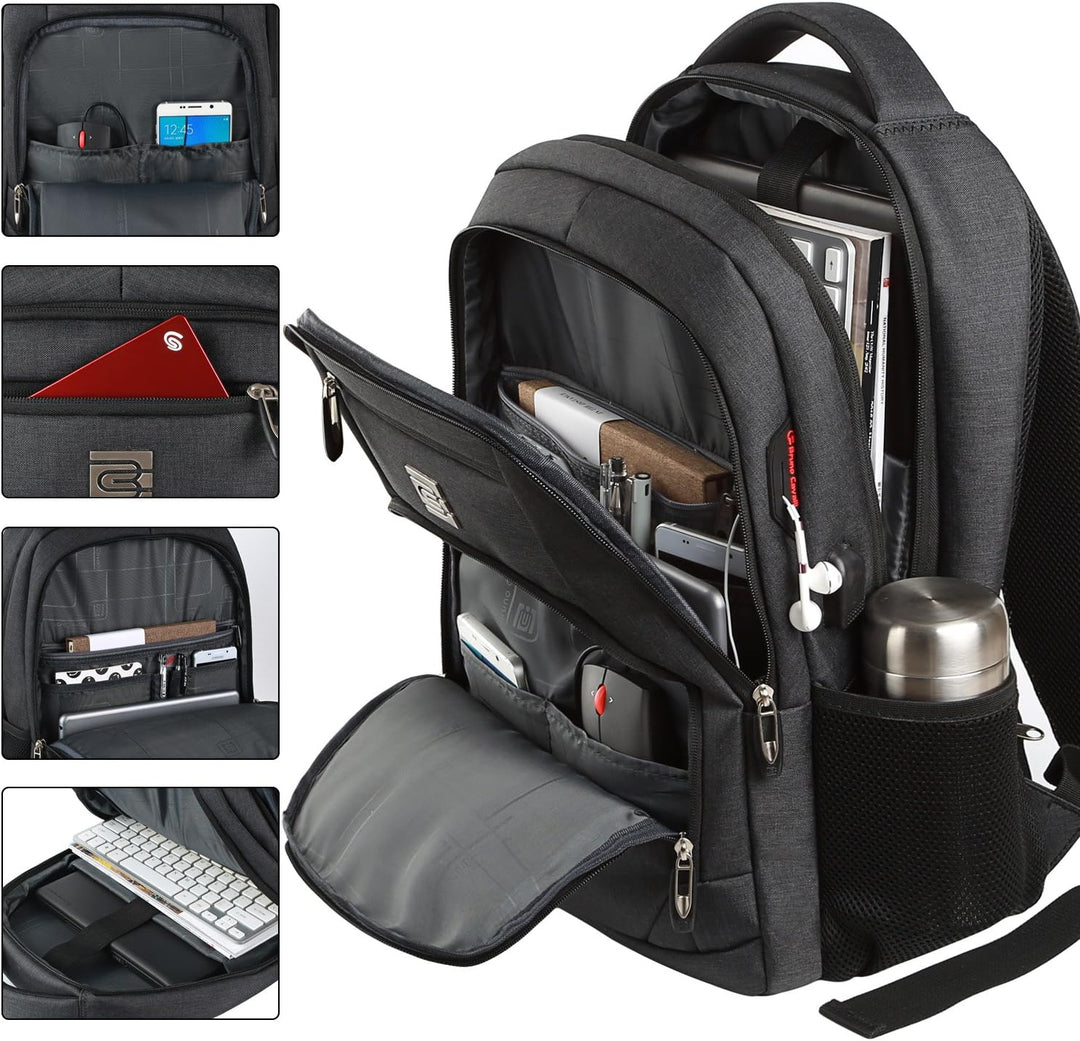 Unisex SmartBack ryggsäck med vattentät design. Perfekt för laptop och pendling.