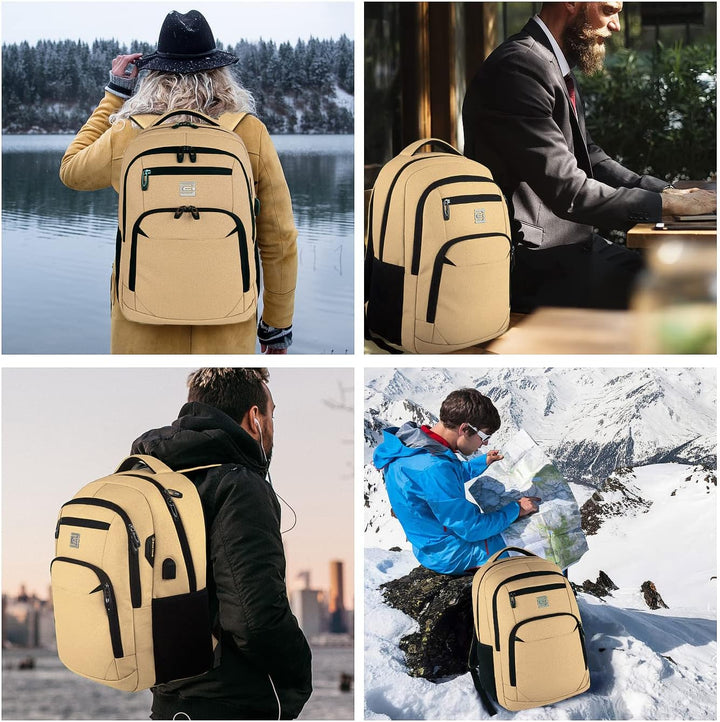 Bekväm SmartBack ryggsäck för skola. Vattentålig laptopväska med smarta funktioner.