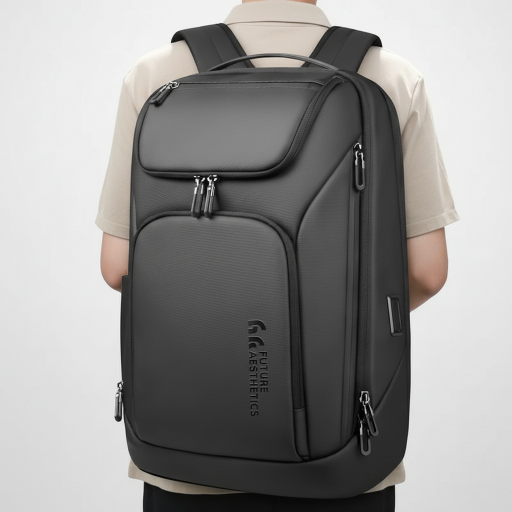 Mångsidig unisex ryggsäck för laptop, idealisk som pendlarväska, skolväska eller weekendväska.