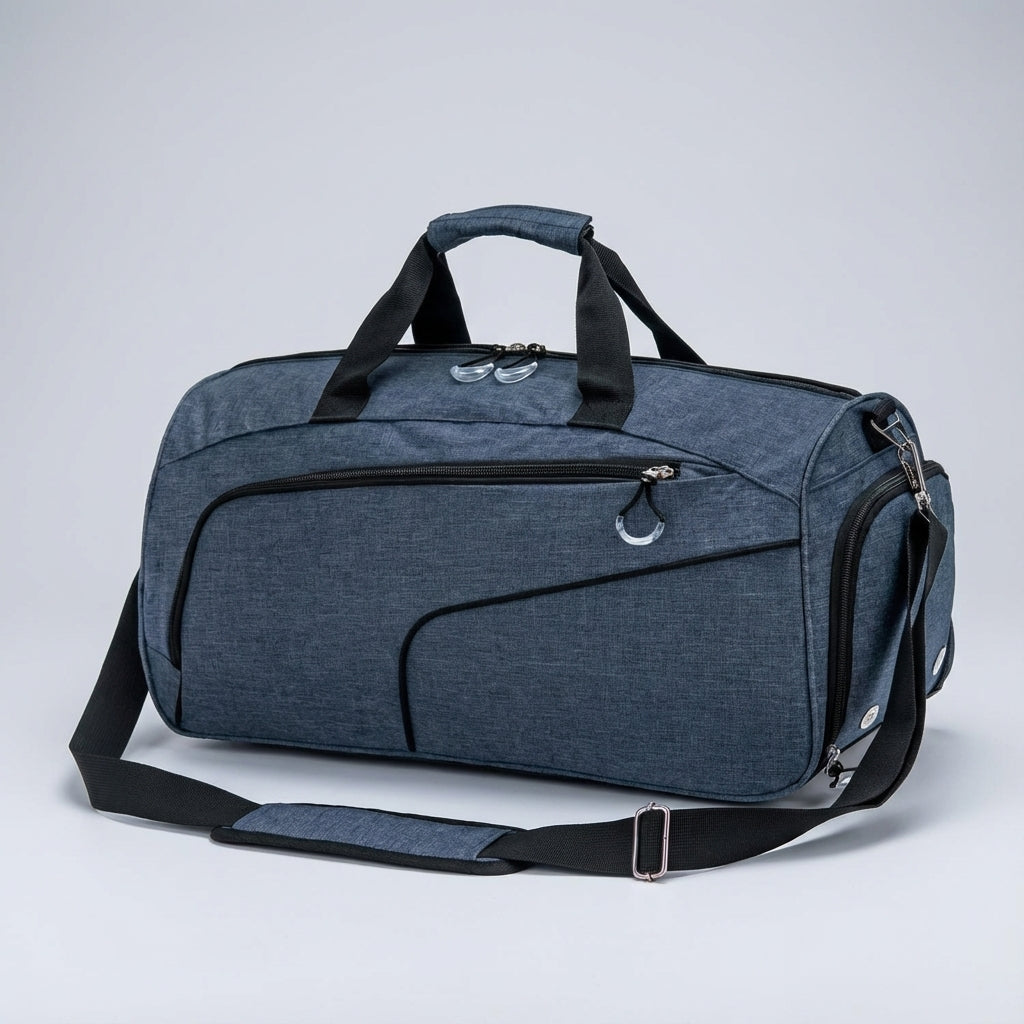 Snygg 35L helgväska/resväska med vattentät design och praktisk bagagerem. Unisex för bekväma resor.