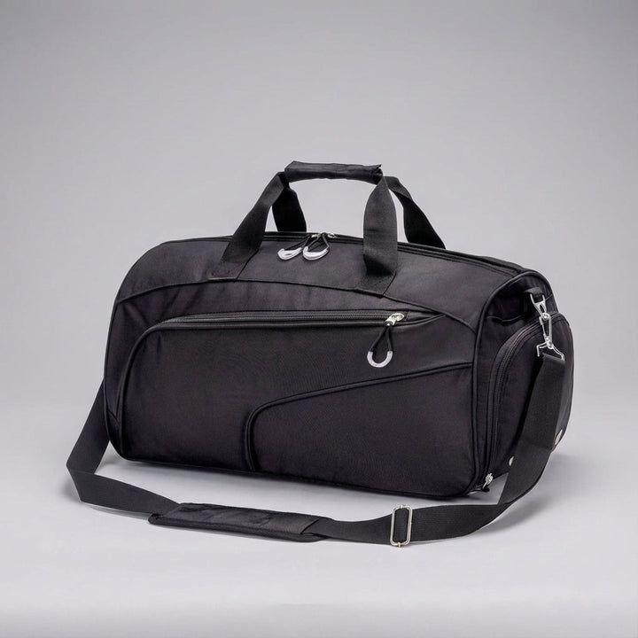 Mångsidig 35L vattentät duffel som fungerar som resväska, träningsväska och sportväska. Unisex med rymlig förvaring.