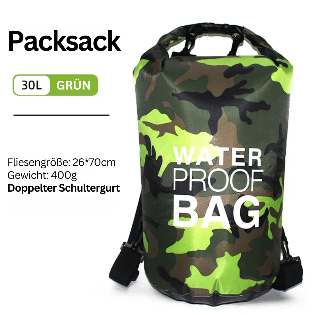 Hållbar unisex ryggsäck, vattentät design för krävande utomhusmiljöer. Säker och torr förvaring.