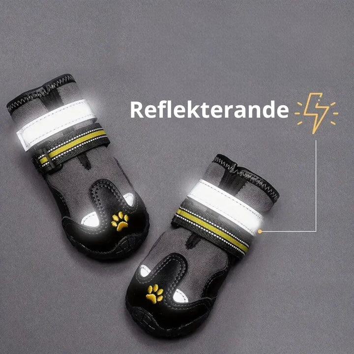 Aktiva hundskor för vandring, löpning & lek, håller hundens tassar torra.