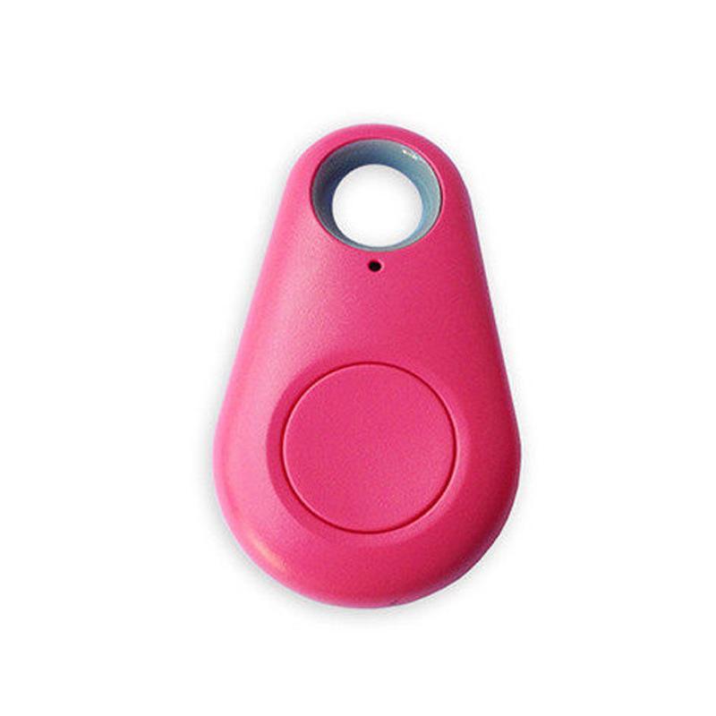 "Vattentät, smidig Bluetooth-spårare för husdjur, kompakt och bärbar design i svart, vit, rosa, grön och blå."
