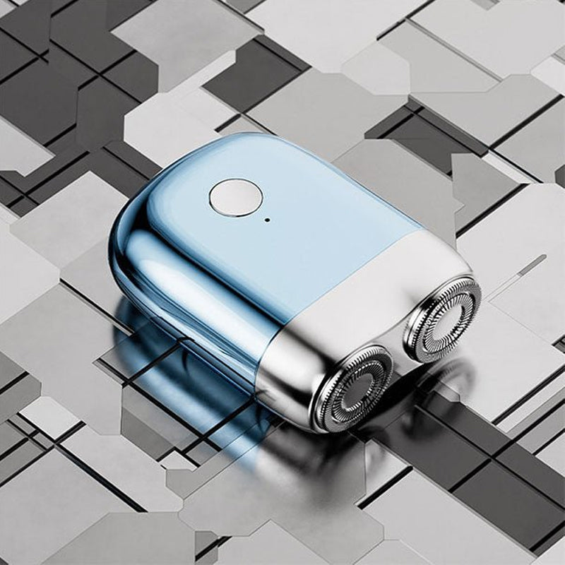 "Vattentät USB-rakapparat för män med lång batteritid, silverfärgad, elegant design, högpresterande motor."