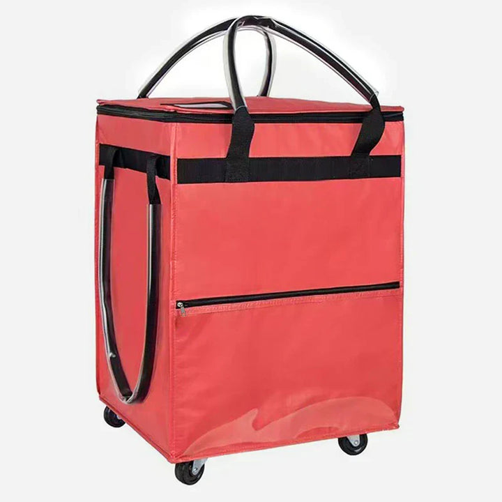 Unisex transportväska med hjul. Vikbar matkasse som förenklar shopping och är lätt att förvara.