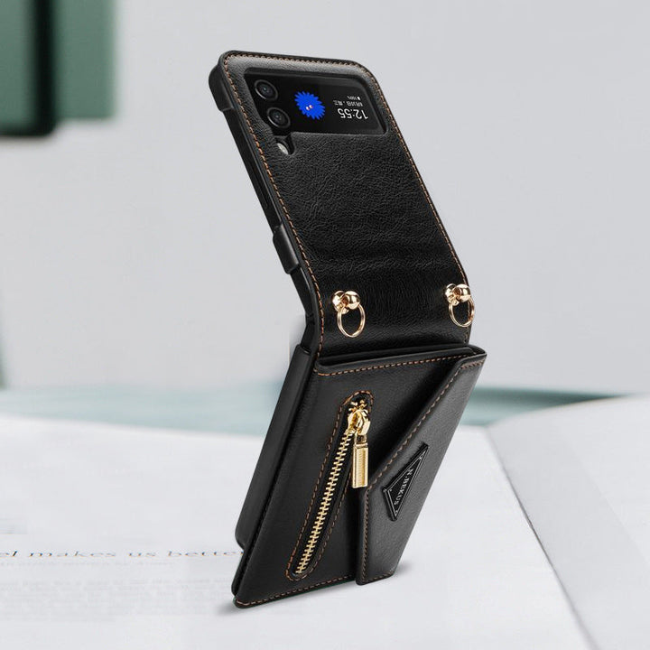 Samsung FLIP4/FLIP3 fodral med flera kortplatser.