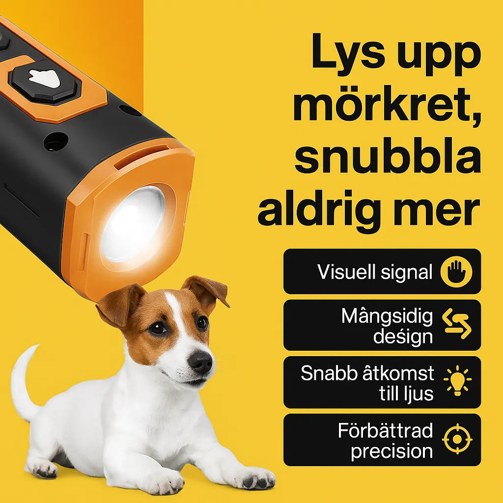 Användarvänlig antiskäll ultraljudsenhet, perfekt för att hantera problemhundar & skapa ett lugnt husdjurshem.