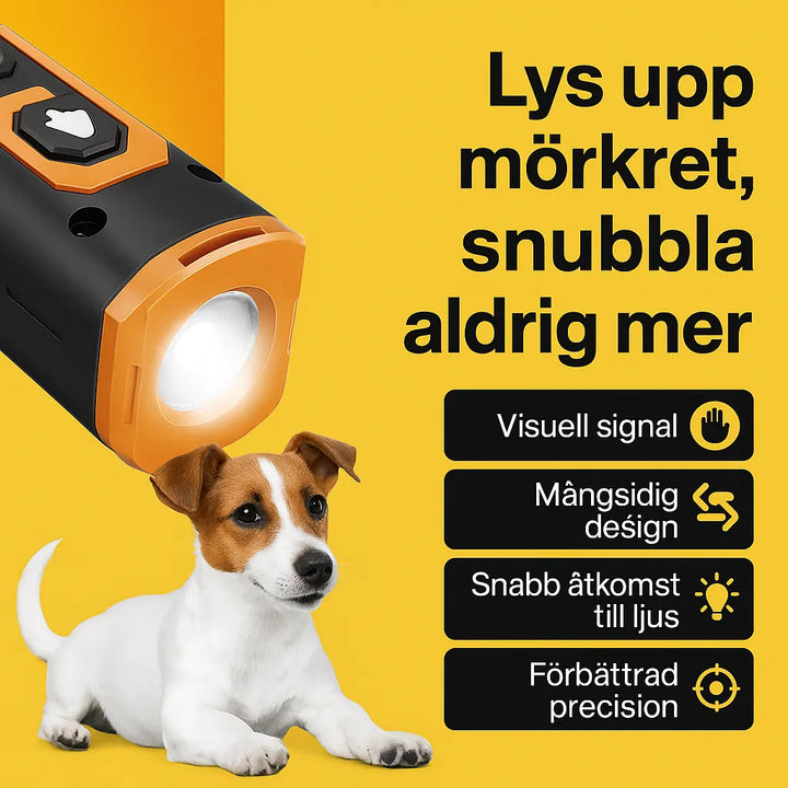 Användarvänlig antiskäll ultraljudsenhet, perfekt för att hantera problemhundar & skapa ett lugnt husdjurshem.