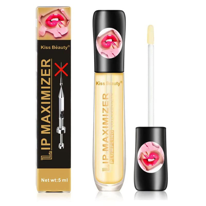 E-vitamin Läppserum med applikator, återfuktande glans för naturligt fylliga läppar, innehåller E-vitamin och hyaluronsyra.