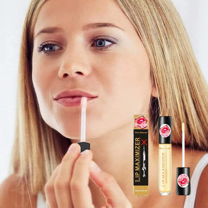 E-vitamin Läppserum med applikator, återfuktande glans för naturligt fylliga läppar, innehåller E-vitamin och hyaluronsyra.