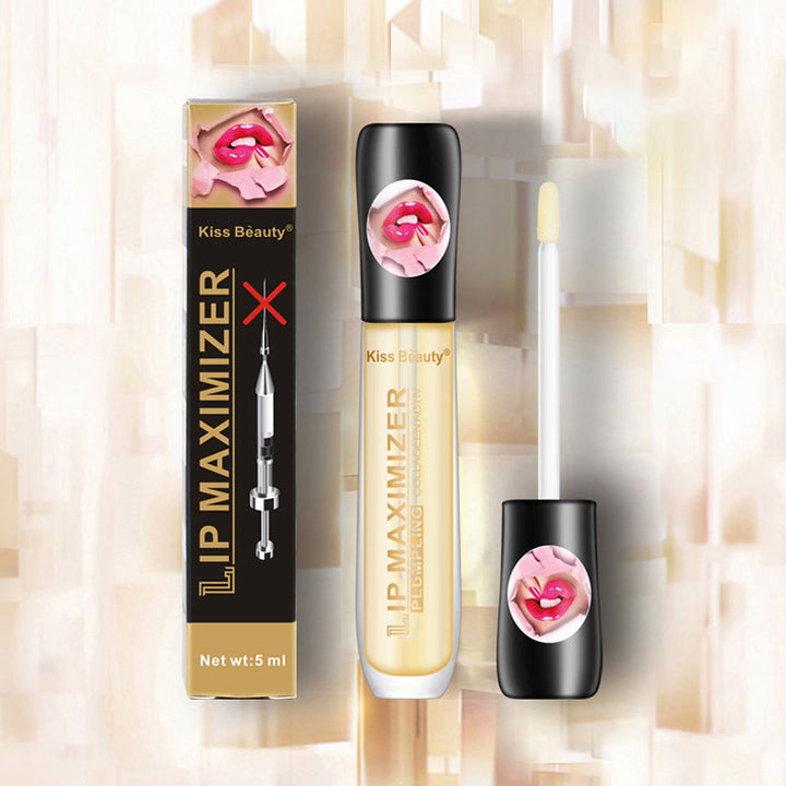 E-vitamin Läppserum med applikator, återfuktande glans för naturligt fylliga läppar, innehåller E-vitamin och hyaluronsyra.