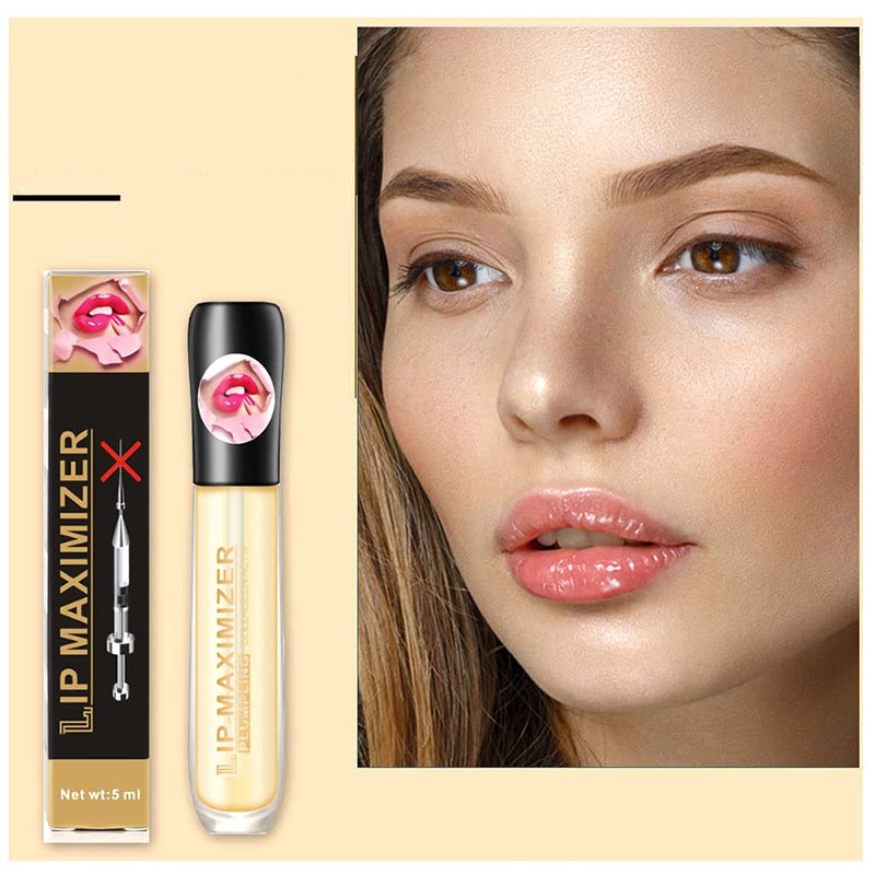 E-vitamin Läppserum med applikator, återfuktande glans för naturligt fylliga läppar, innehåller E-vitamin och hyaluronsyra.