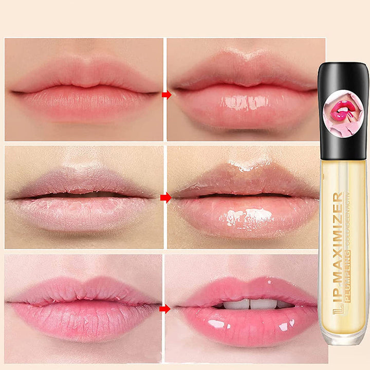 E-vitamin Läppserum med applikator, återfuktande glans för naturligt fylliga läppar, innehåller E-vitamin och hyaluronsyra.