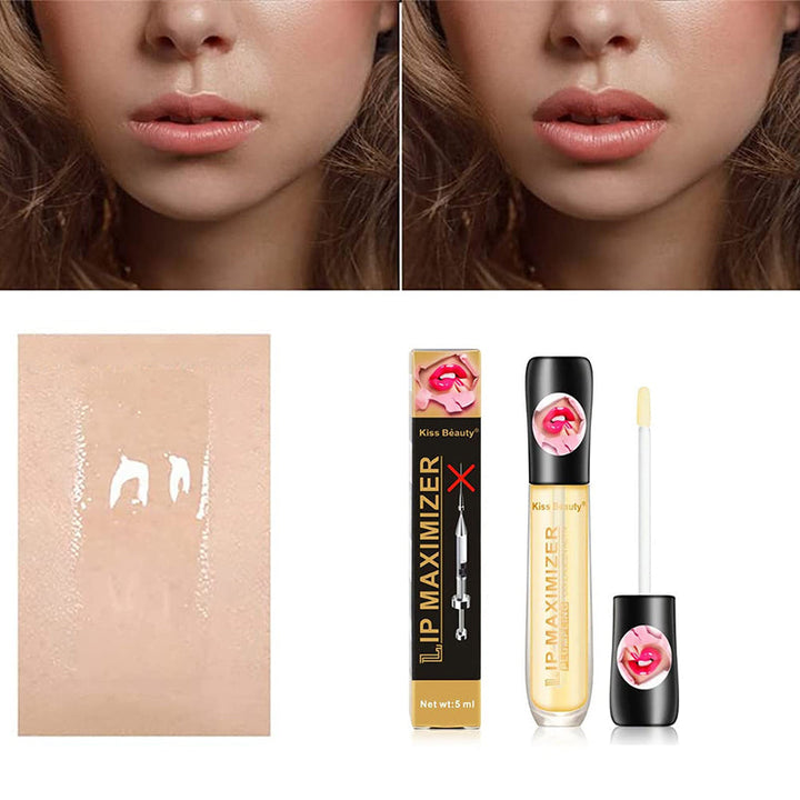 E-vitamin Läppserum med applikator, återfuktande glans för naturligt fylliga läppar, innehåller E-vitamin och hyaluronsyra.