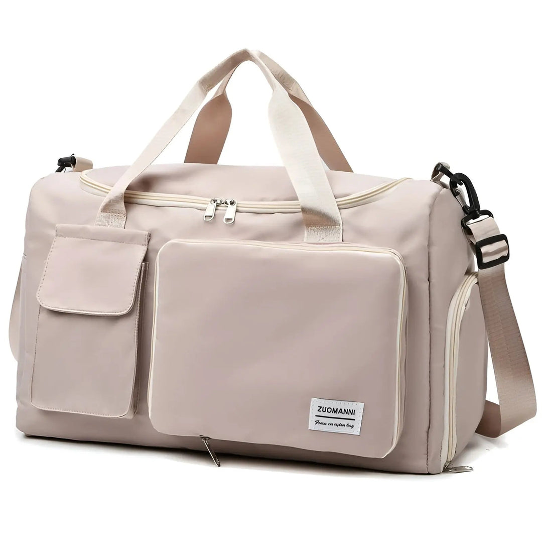 VoyagePro weekendbag, unisex, vattentät, på rullväska för smidig transport.